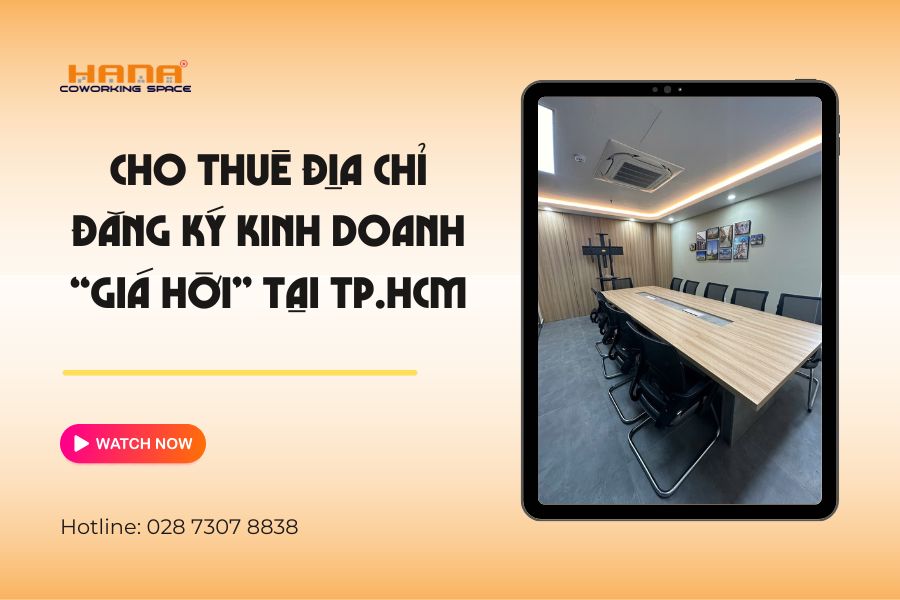 Dịch vụ cho thuê địa chỉ đăng ký kinh doanh "giá hời" tại TP.HCM