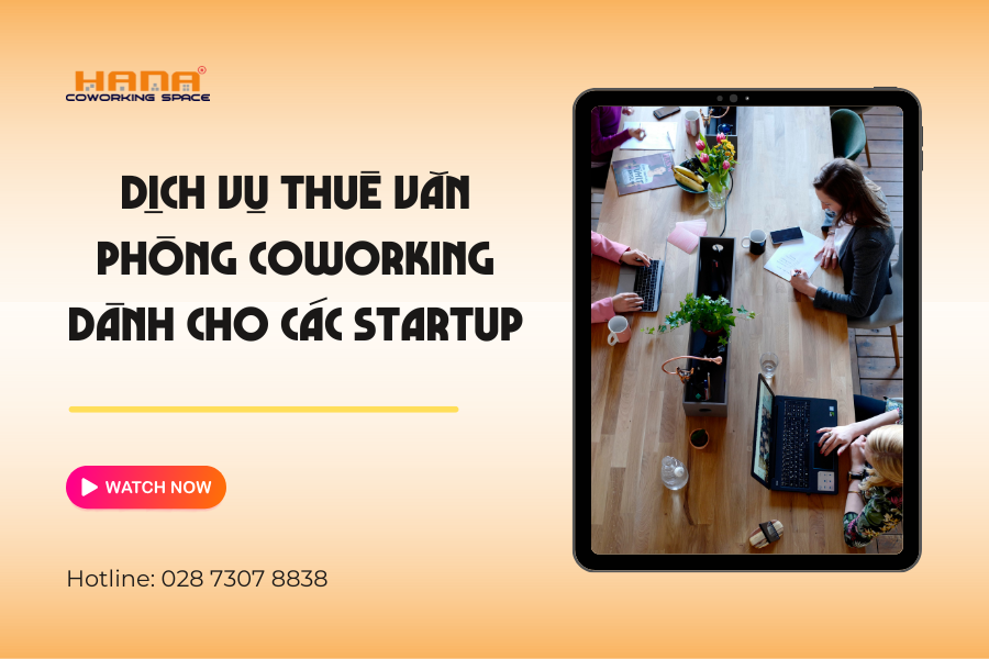 Dịch vụ thuê văn phòng Coworking dành cho các startup